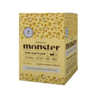 Monster Cat Pouches Adult Chicken 8 x 85g