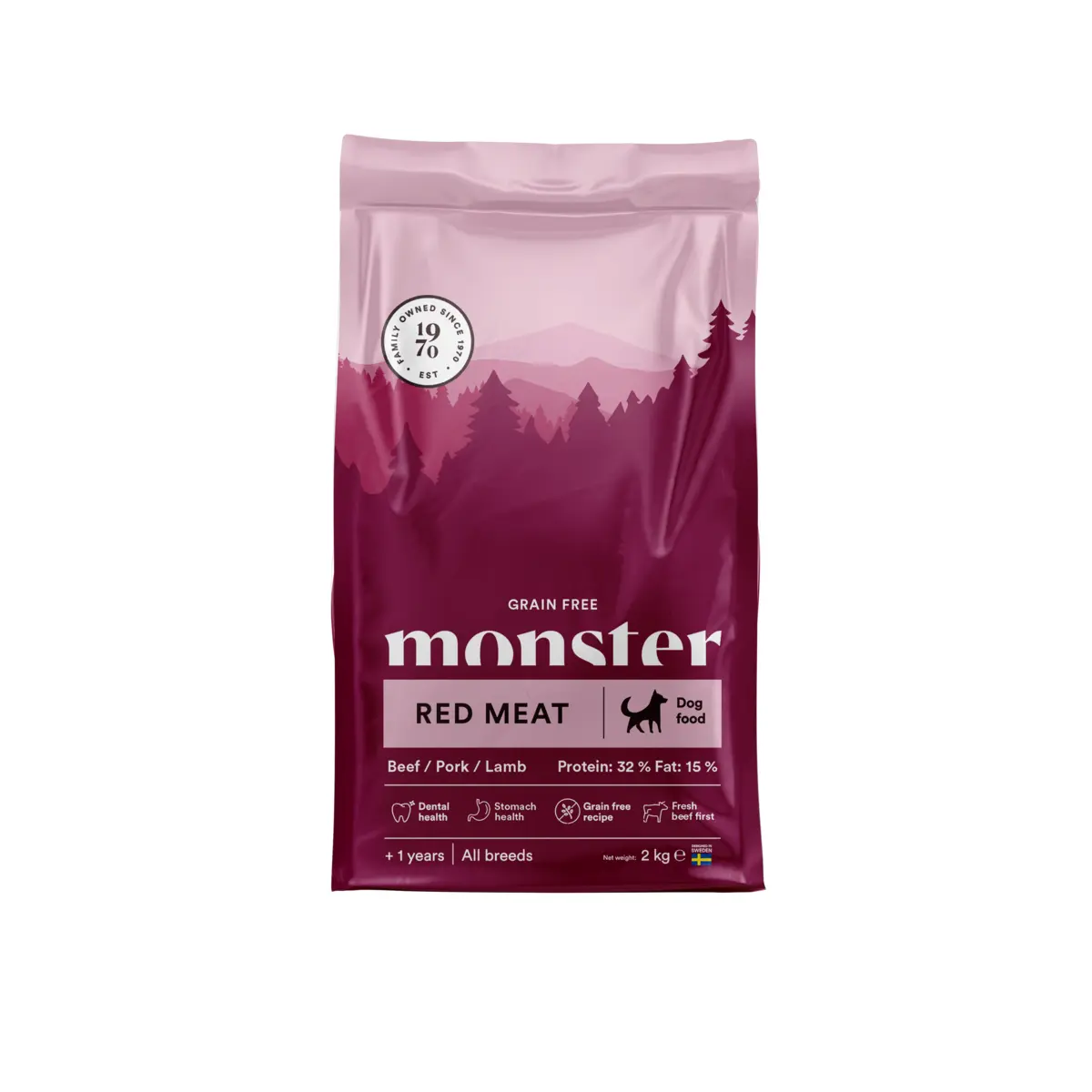 Monster Dog GF Adult Red Meat 2kg