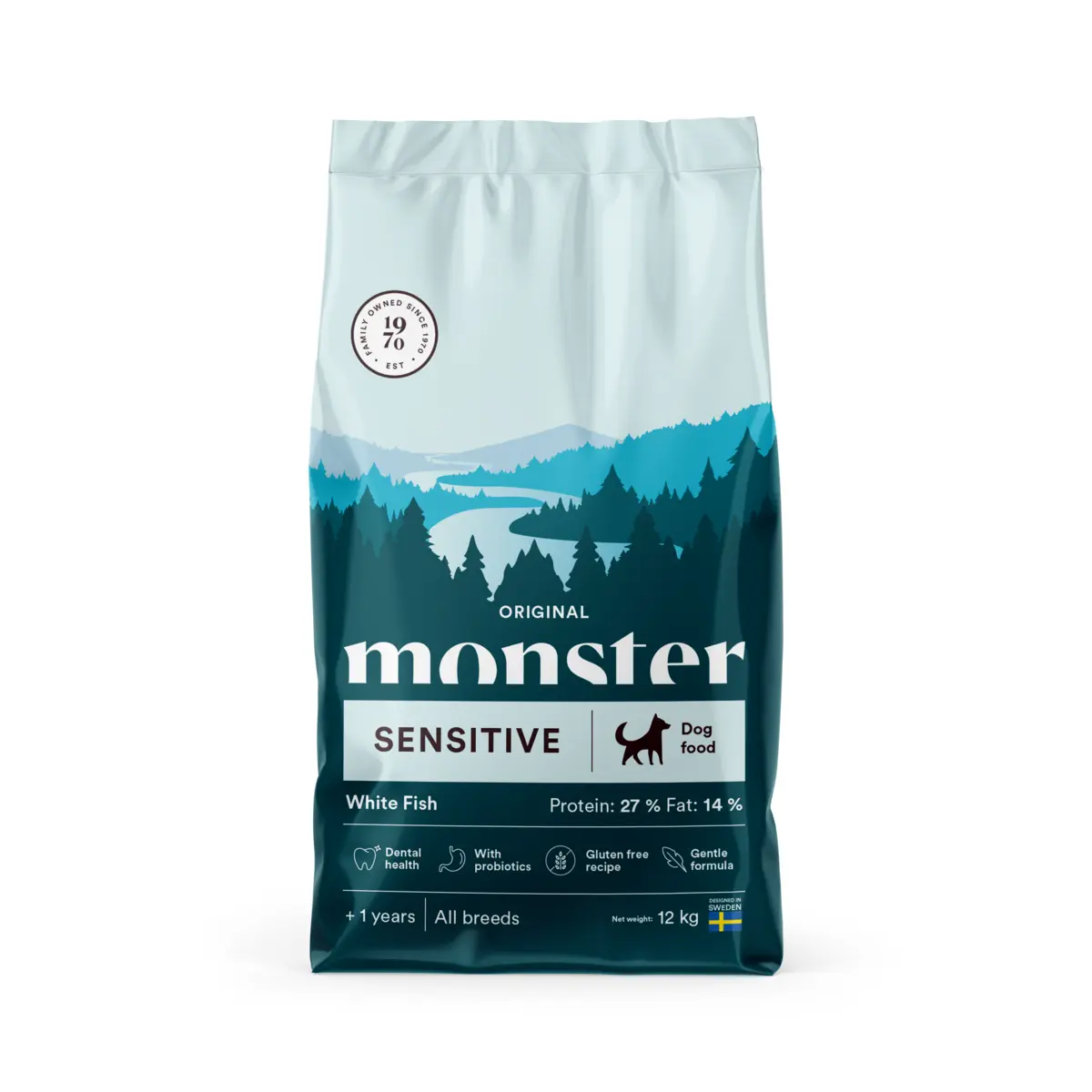 Monster Dog Original Sensitive White Fish