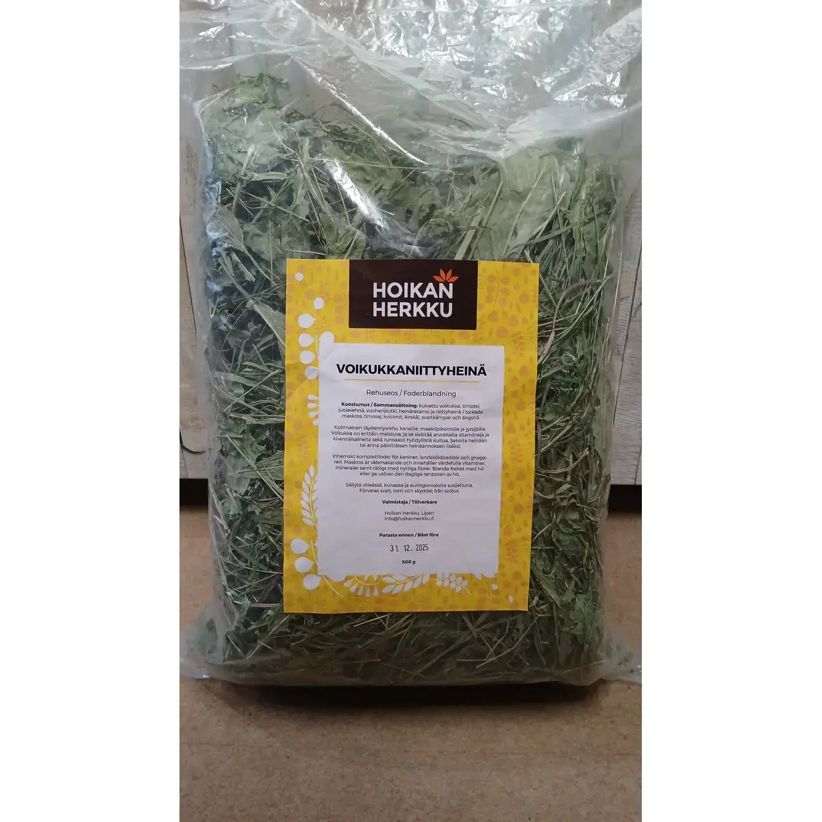 Hoikan Herkku Voikukkaniittyheinä 500g