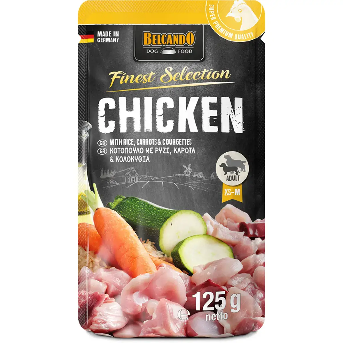 Belcando Chicken with rice & lingonberries 125g