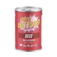 POW dog Adult Beef Can 400g