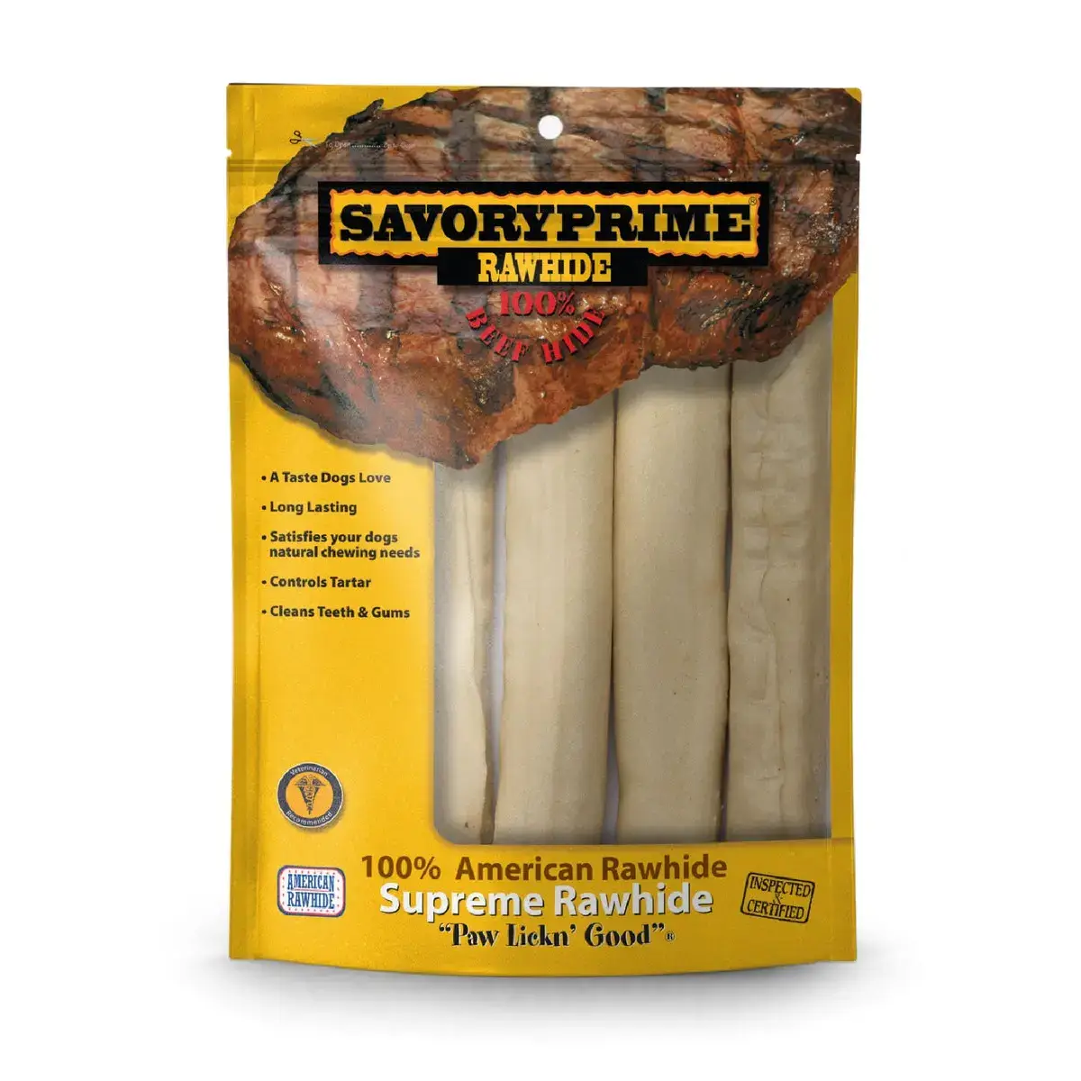 Savoryprime puruluurulla 25cm valkoinen 4kpl